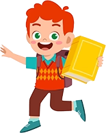 Decorative preschool boy sticker